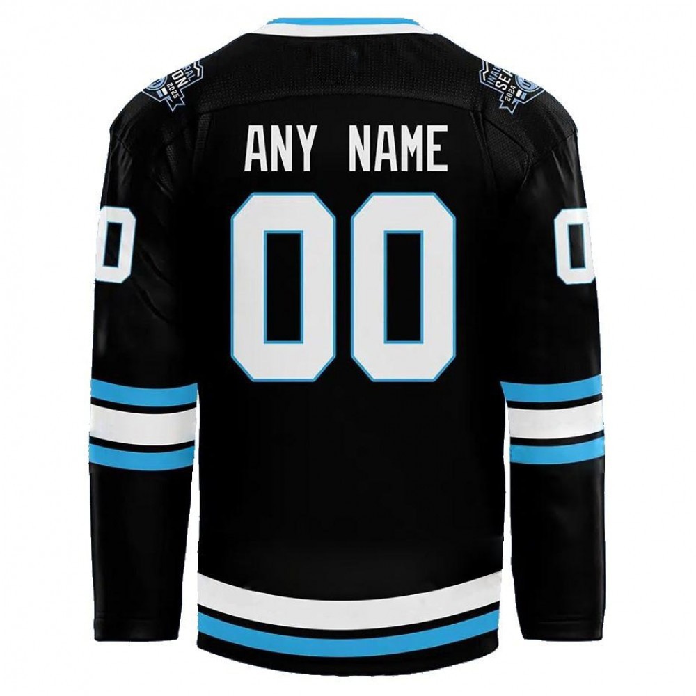 Utah Hockey Club 2024 Home Custom Jersey - Black-Pro Kit Vault | Brand New 26/27 Sports Jerseys